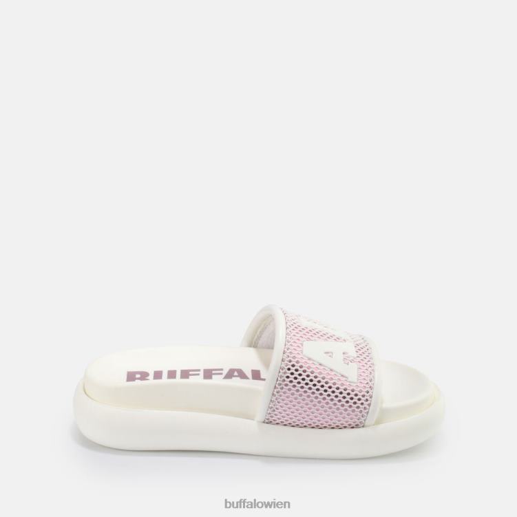 bei Buffalo Rey Slide vegan weiß/lila 0FX48815 |Folien
