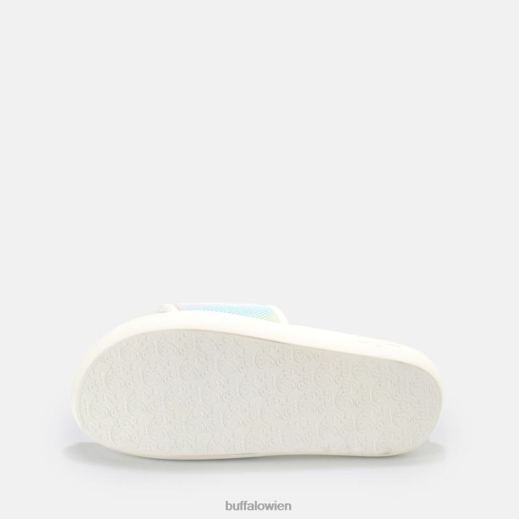 bei Buffalo Rey Slide vegan weiß/mehrfarbig 0FX48878 |Folien