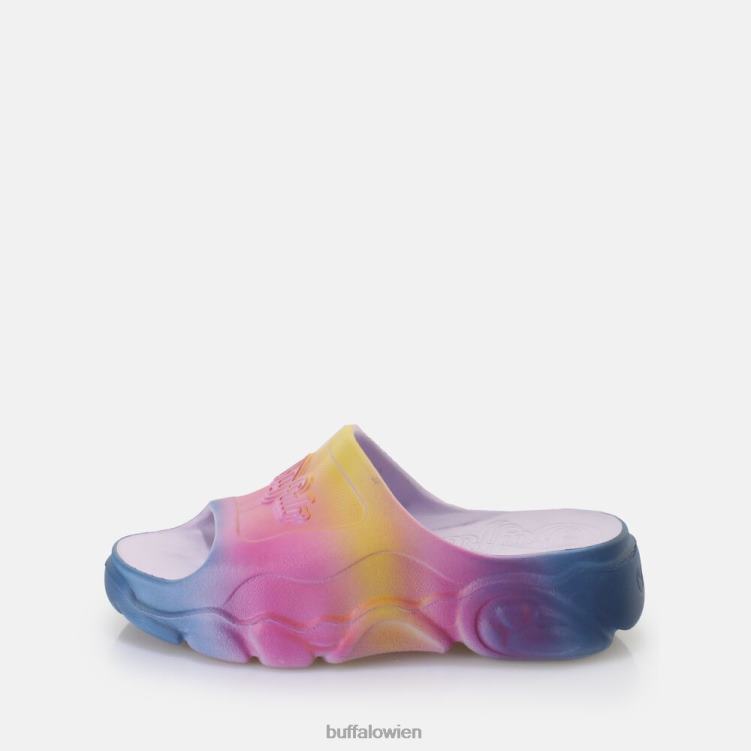 bei Buffalo cld slide Plateaurutsche vegan Regenbogen 0FX48332 |Folien