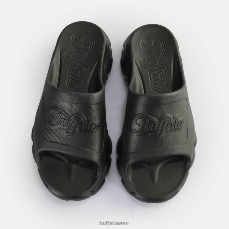 bei Buffalo cld slide vegan Schwarz 0FX48293 |Folien