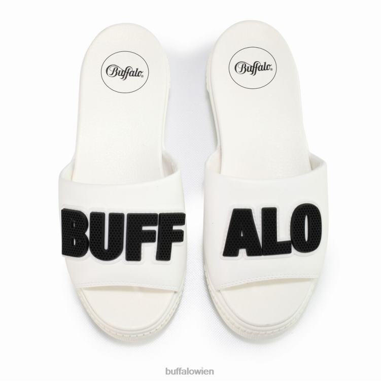 bei Buffalo gepaarte Sandale vegan Weiss 0FX48856 |Folien