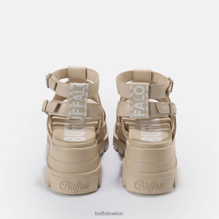 bei Buffalo Aspha GLD Plateausandale vegan Creme 0FX48561 |Sandalen