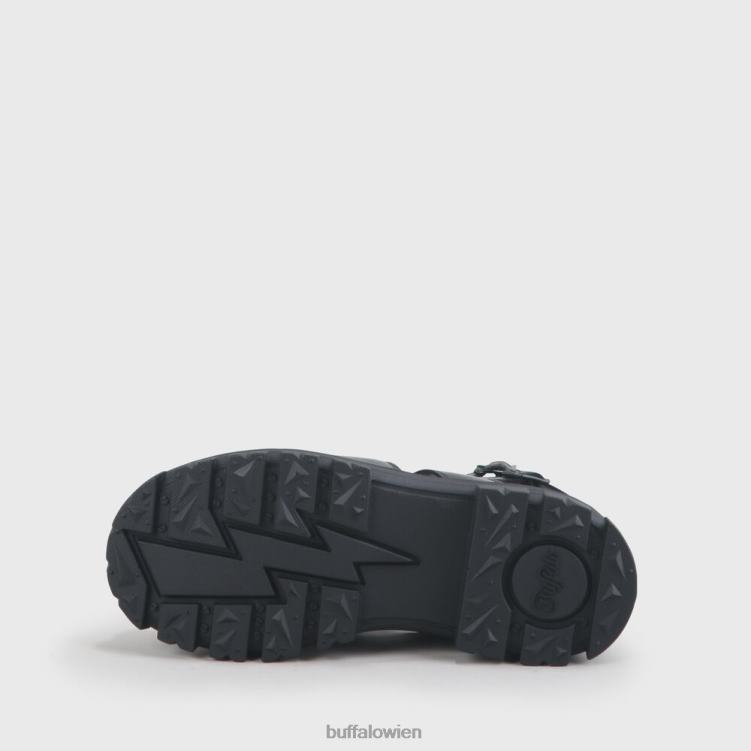 bei Buffalo Aspha GLD Plateausandale vegan Schwarz 0FX48130 |Sandalen