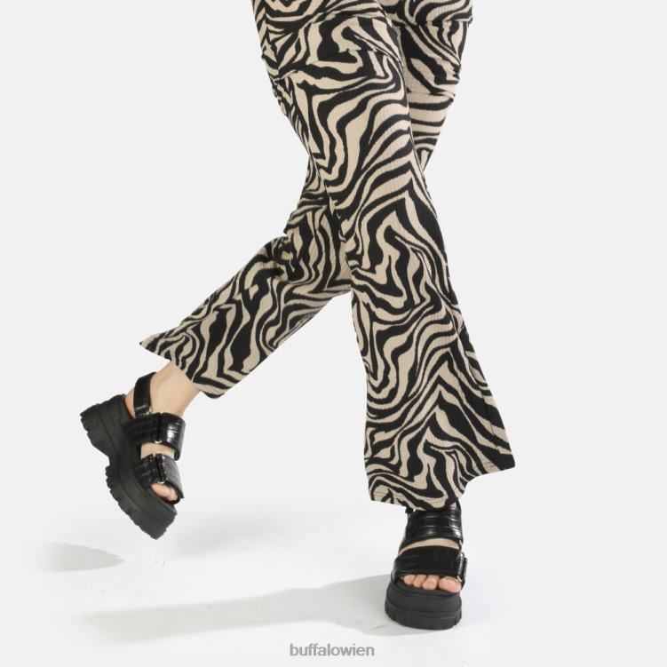 bei Buffalo Aspha SND Plateausandale vegan Schwarz 0FX4813 |Sandalen