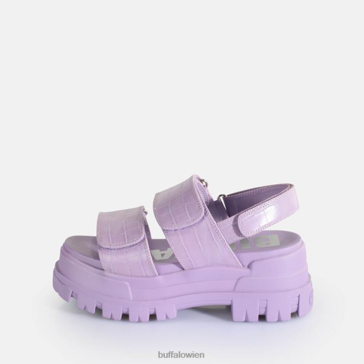 bei Buffalo Aspha Snd Plateausandalen vegan Lavendel 0FX4815 |Sandalen