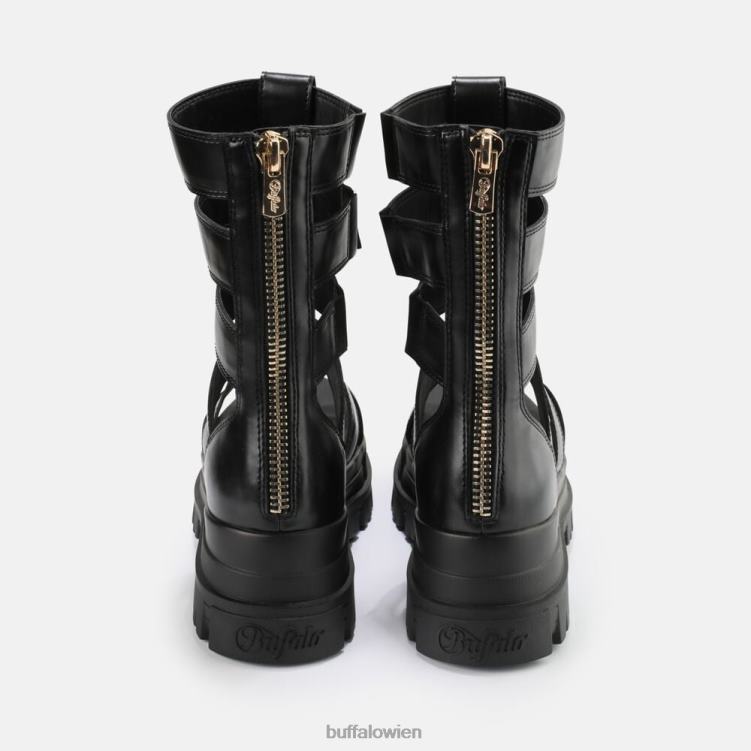 bei Buffalo Aspha Zeus Plateausandale vegan Schwarz 0FX4890 |Sandalen