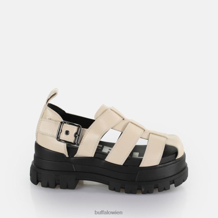bei Buffalo Aspha fsh Plateausandalen vegan Creme 0FX48546 |Sandalen