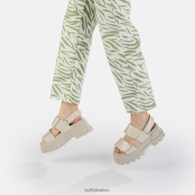 bei Buffalo Aspha und Sandale vegan Creme 0FX4814 |Sandalen
