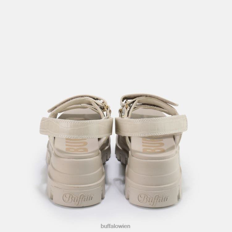 bei Buffalo Aspha und Sandale vegan Creme 0FX4814 |Sandalen