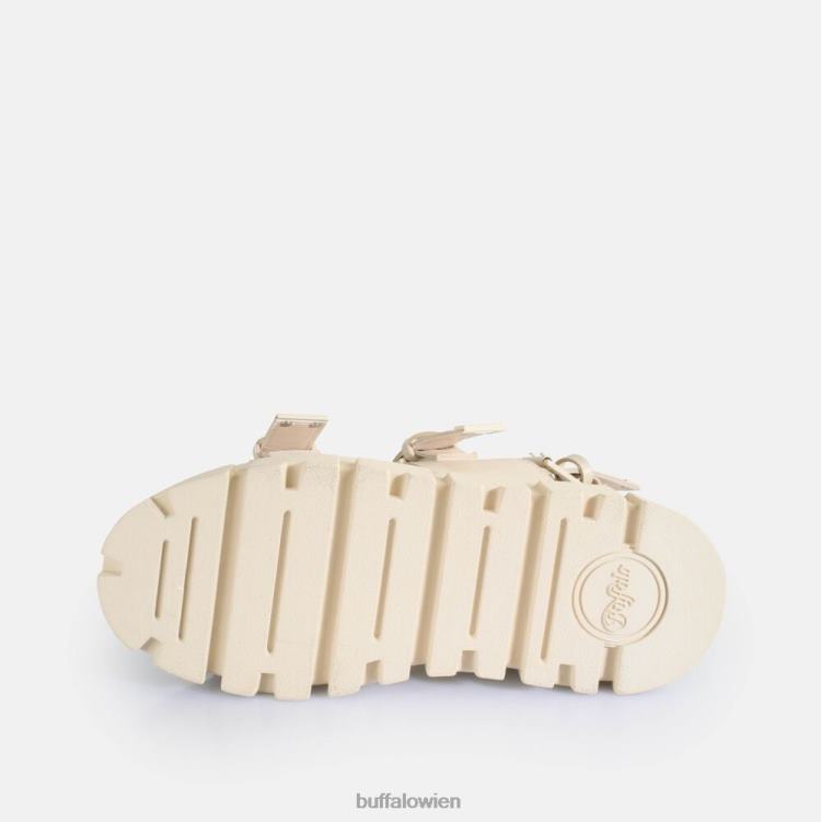 bei Buffalo Ava Plateausandalen vegan Creme 0FX48519 |Sandalen