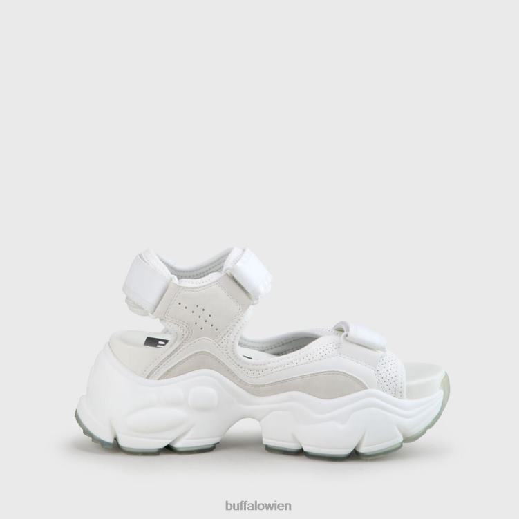 bei Buffalo Binäre O-Sandale vegan Weiss 0FX48148 |Sandalen