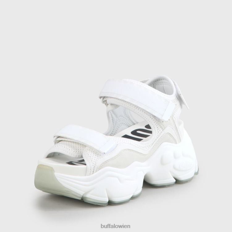 bei Buffalo Binäre O-Sandale vegan Weiss 0FX48148 |Sandalen