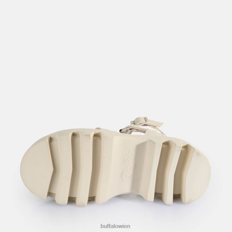 bei Buffalo Flora Fisher Plateausandalen vegan Creme 0FX48641 |Sandalen