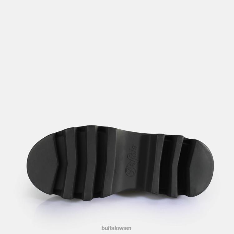 bei Buffalo Flora auf Plateausandalen vegan Schwarz 0FX48106 |Sandalen