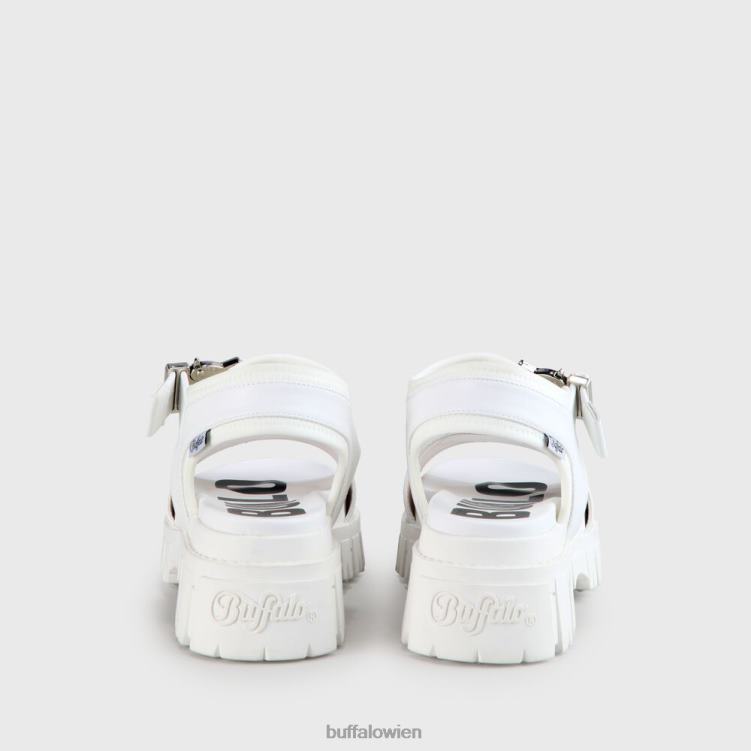 bei Buffalo Jojo Plateausandale vegan Weiss 0FX48752 |Sandalen