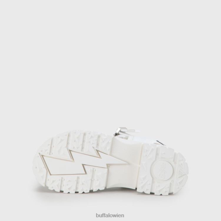 bei Buffalo Jojo Plateausandale vegan Weiss 0FX48752 |Sandalen
