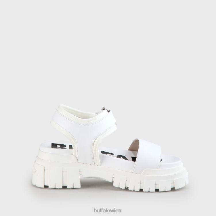 bei Buffalo Jojo Plateausandale vegan Weiss 0FX48752 |Sandalen