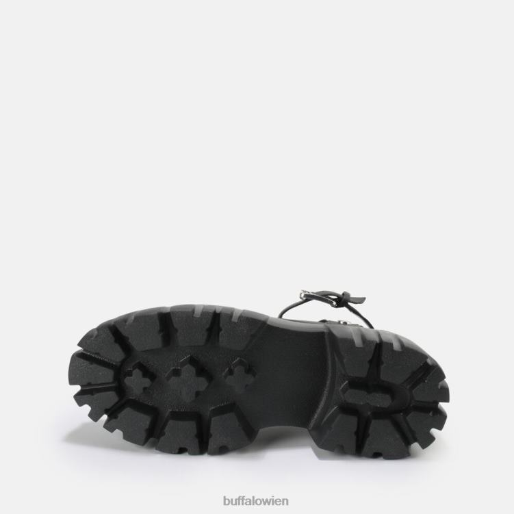 bei Buffalo Lion Riv Plateausandale vegan Schwarz 0FX48871 |Sandalen