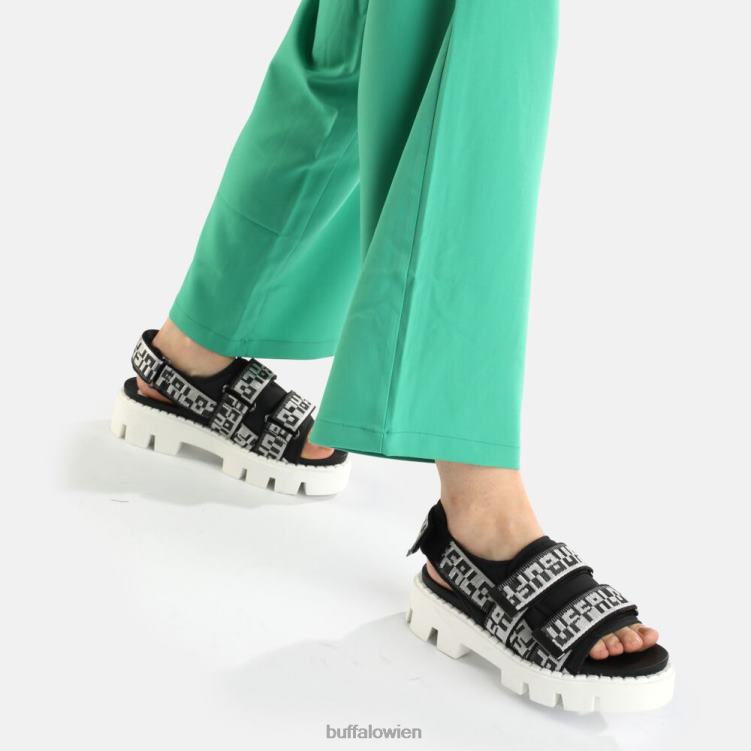 bei Buffalo Raven Tec Slide vegan Schwarz 0FX48640 |Sandalen