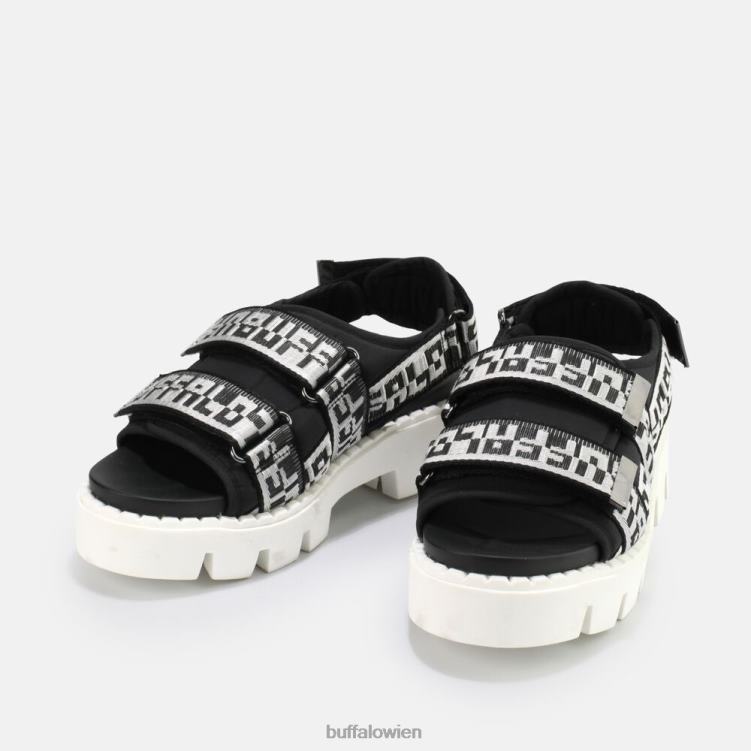 bei Buffalo Raven Tec Slide vegan Schwarz 0FX48640 |Sandalen