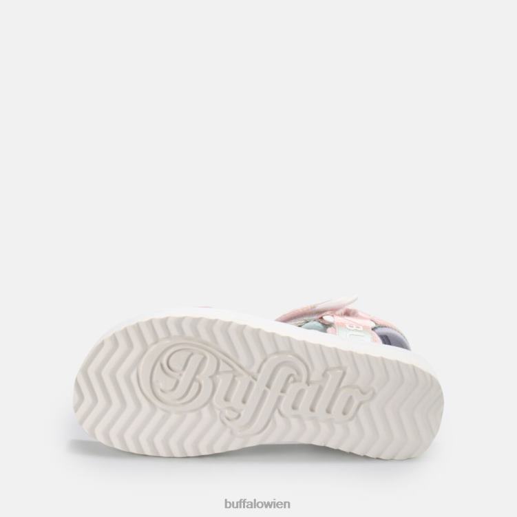bei Buffalo Sage Track Plateausandalen vegan weiß/mehrfarbig 0FX48852 |Sandalen