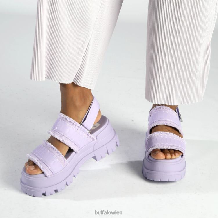 bei Buffalo aspha str Plateausandalen vegan Lavendel 0FX48259 |Sandalen
