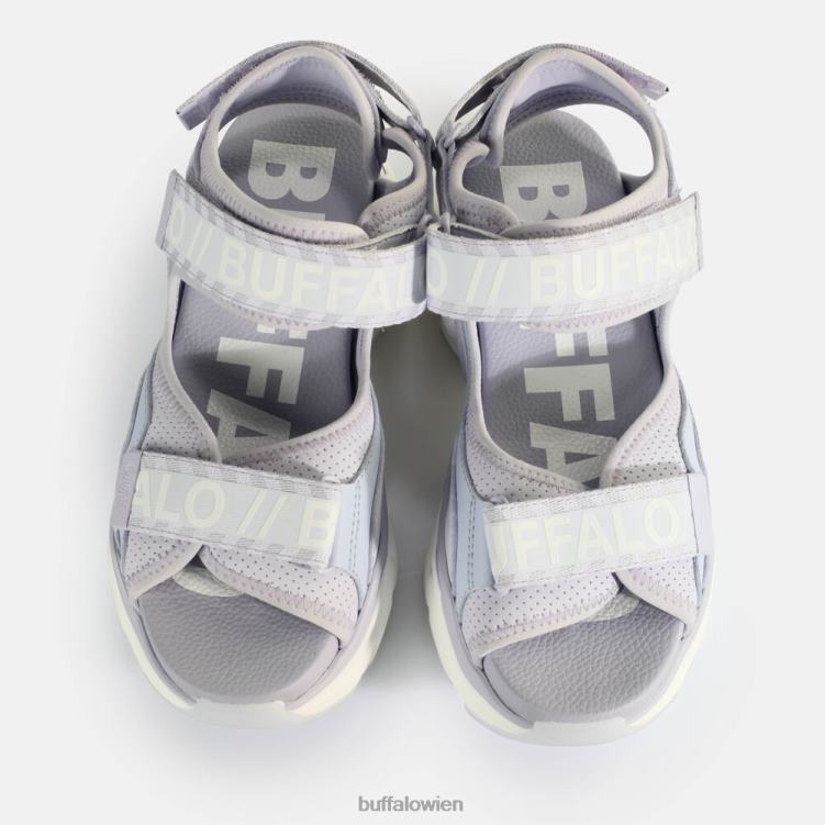 bei Buffalo binäre 0 Plateausandalen vegan Lavendel 0FX48147 |Sandalen