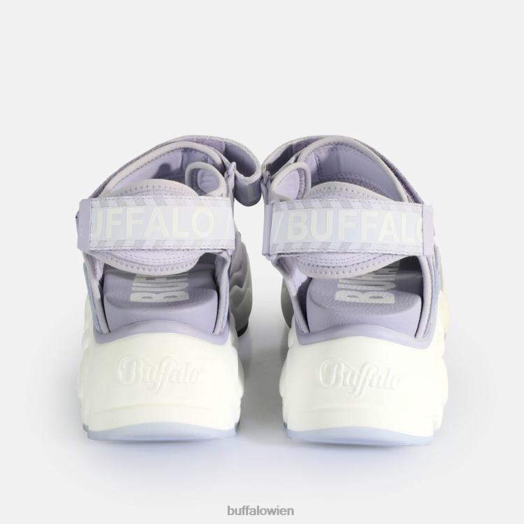 bei Buffalo binäre 0 Plateausandalen vegan Lavendel 0FX48147 |Sandalen