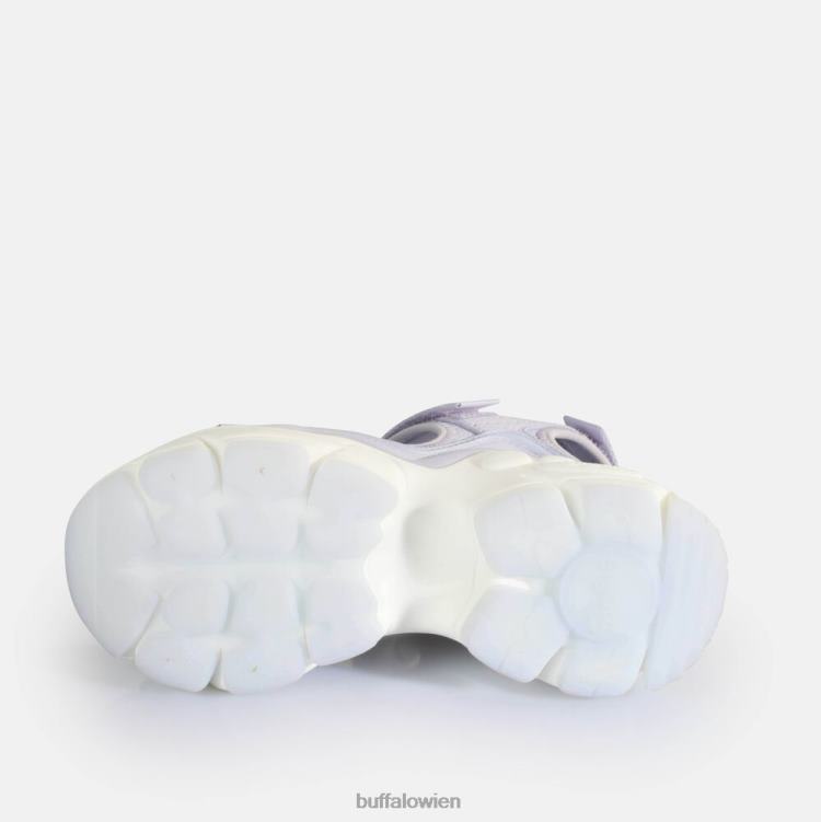 bei Buffalo binäre 0 Plateausandalen vegan Lavendel 0FX48147 |Sandalen