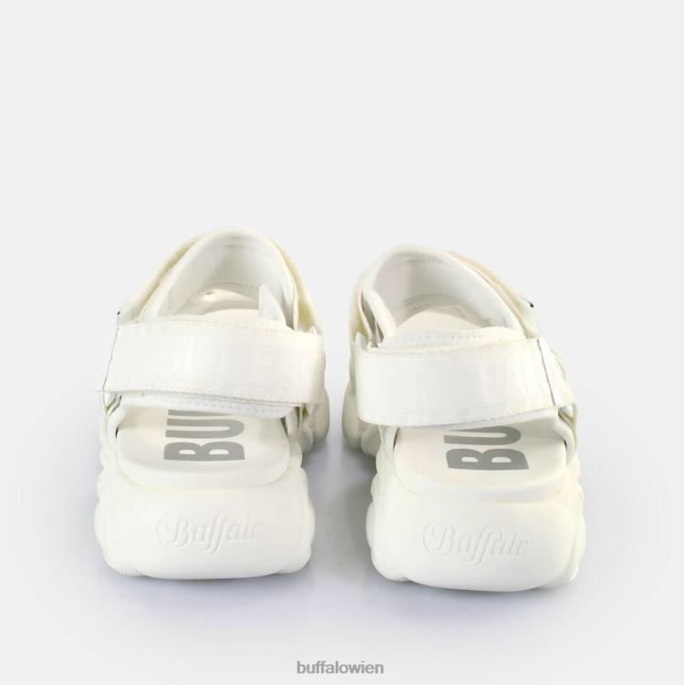 bei Buffalo cld tec Plateausandalen vegan Weiss 0FX48557 |Sandalen
