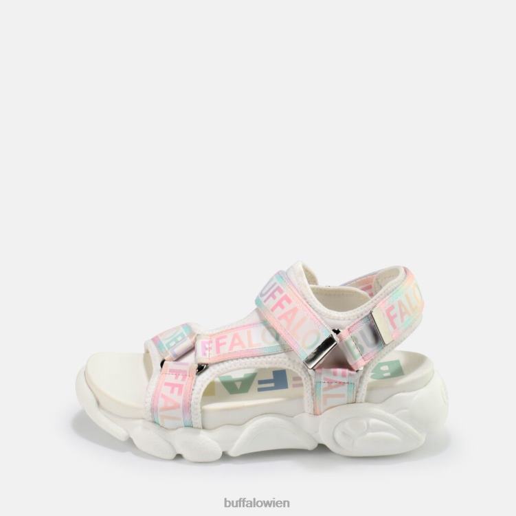 bei Buffalo cld tec vegane Sandalen Weiss 0FX48558 |Sandalen