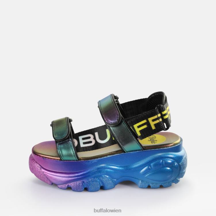 bei Buffalo klassische ts snd Plateausandalen vegan Meerjungfrau lila 0FX48522 |Sandalen