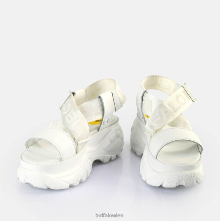 bei Buffalo klassische und Plateausandalen Weiss 0FX48497 |Sandalen
