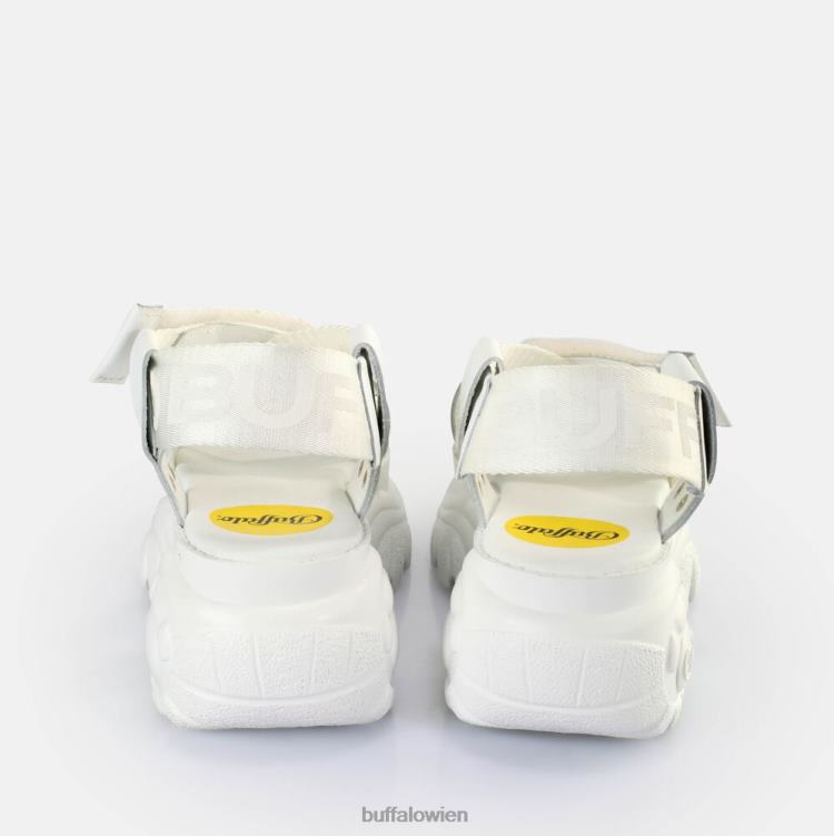 bei Buffalo klassische und Plateausandalen Weiss 0FX48497 |Sandalen