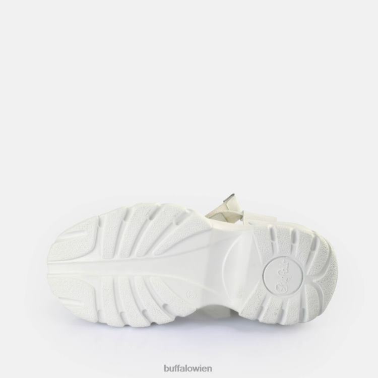 bei Buffalo klassische und Plateausandalen Weiss 0FX48497 |Sandalen