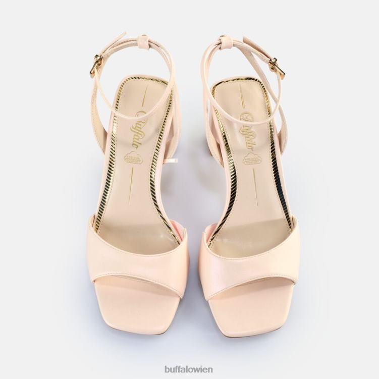 bei Buffalo April ordentliche Sandaletten mit Absatz, vegan Perlmuttrosa 0FX48247 |Sandalen