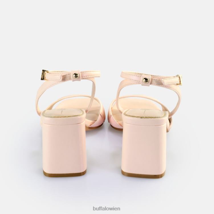 bei Buffalo April ordentliche Sandaletten mit Absatz, vegan Perlmuttrosa 0FX48247 |Sandalen