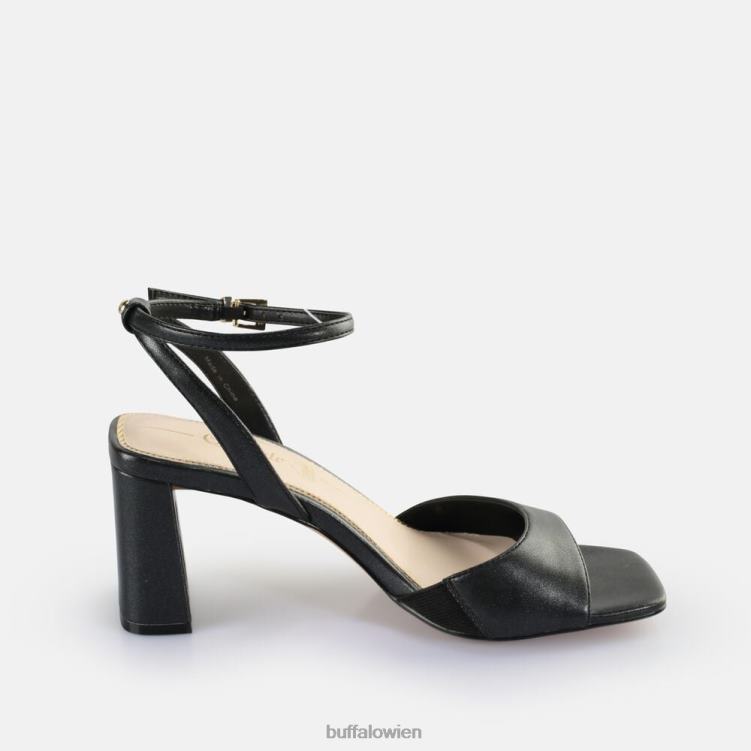 bei Buffalo April ordentliche Sandaletten mit Absatz, vegan perlschwarz 0FX48245 |Sandalen