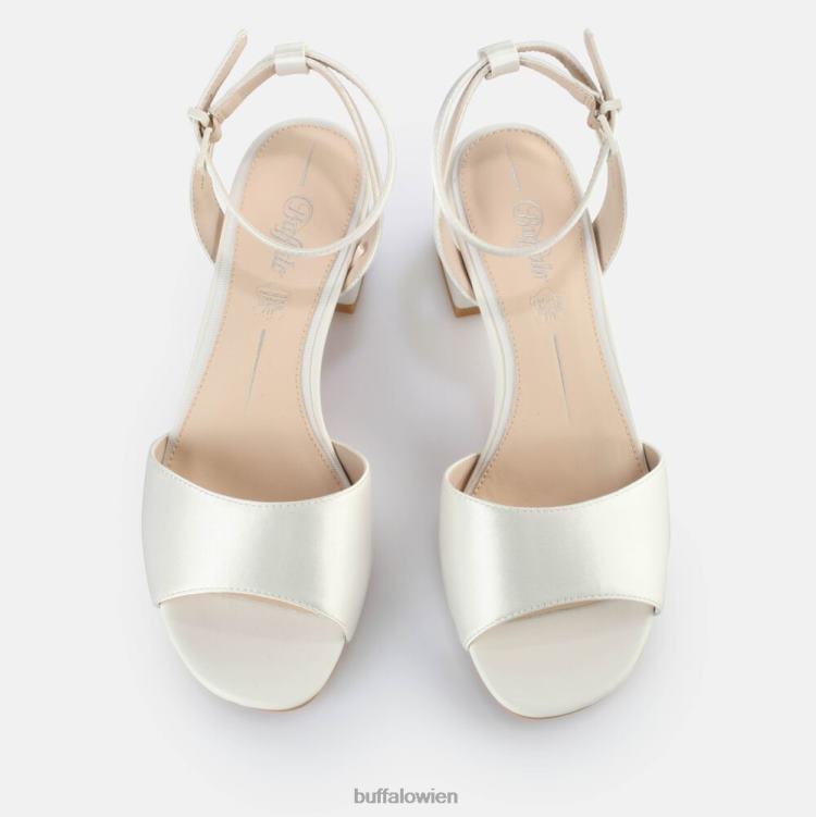 bei Buffalo Beate-Sandale mit Knöchelriemen Elfenbein 0FX48105 |Sandalen