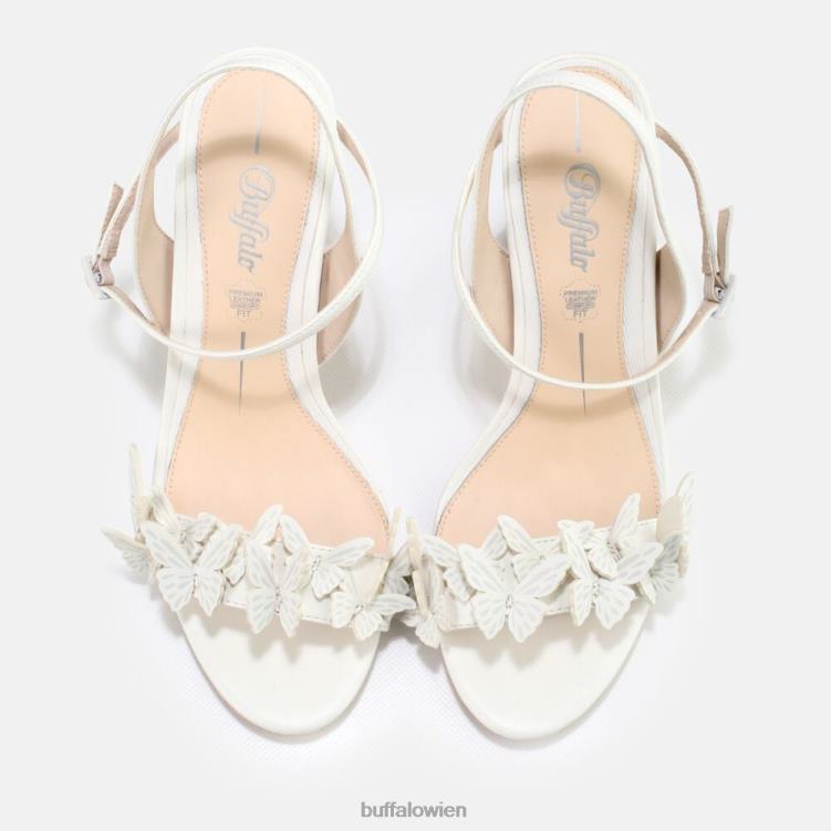 bei Buffalo Carla Schmetterlingssandale Elfenbein 0FX48279 |Sandalen