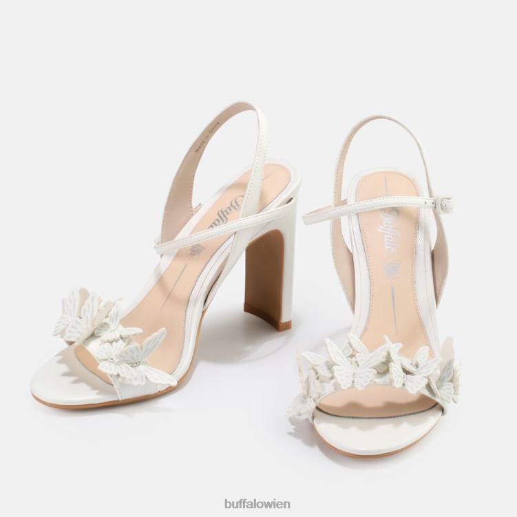bei Buffalo Carla Schmetterlingssandale Elfenbein 0FX48279 |Sandalen