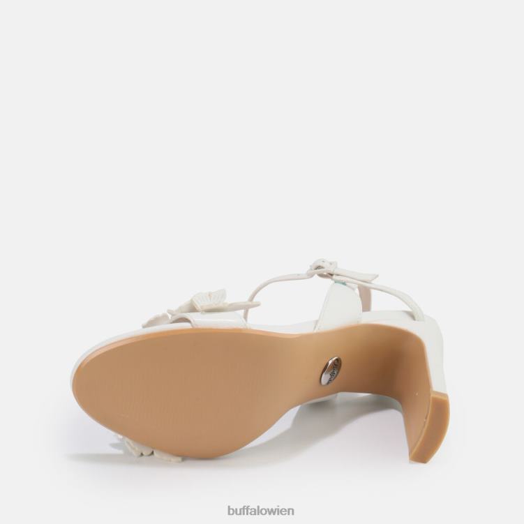 bei Buffalo Carla Schmetterlingssandale Elfenbein 0FX48279 |Sandalen