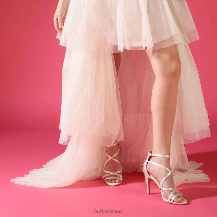 bei Buffalo Claudia-Sandale mit Knöchelriemen Elfenbein 0FX48579 |Sandalen