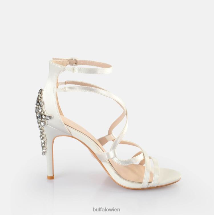 bei Buffalo Claudia-Sandale mit Knöchelriemen Elfenbein 0FX48579 |Sandalen