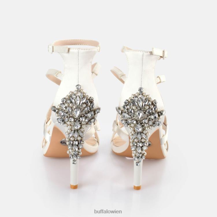 bei Buffalo Claudia-Sandale mit Knöchelriemen Elfenbein 0FX48579 |Sandalen