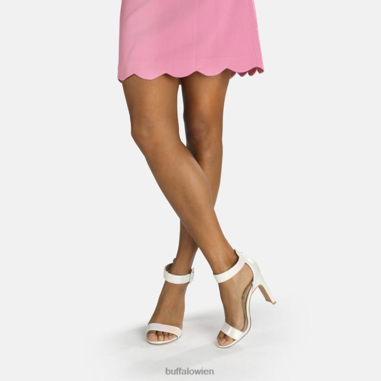 bei Buffalo Jeans-Knöchelsandale vegan Perlweiß 0FX48414 |Sandalen