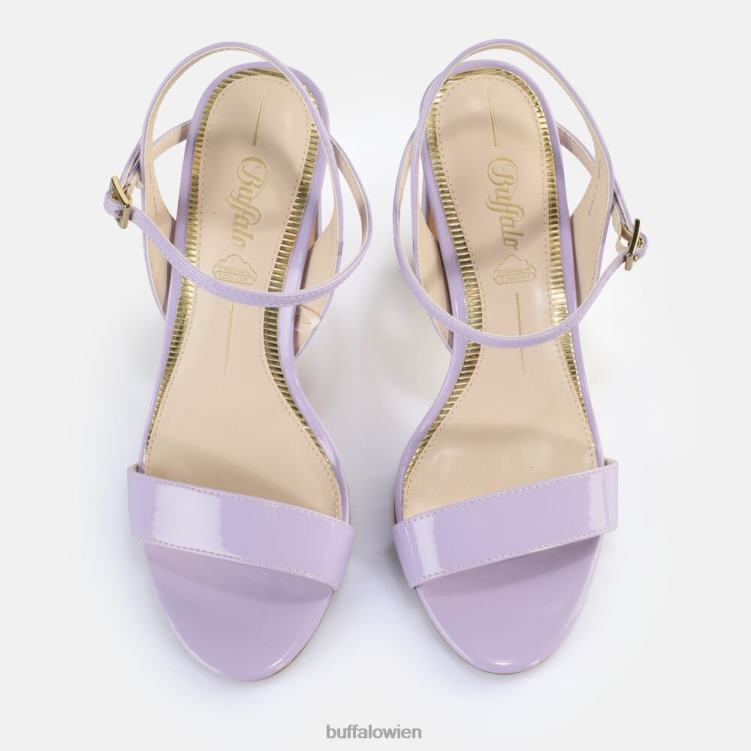 bei Buffalo Jeans-Sandalen mit Absatz, vegan Lavendel 0FX4842 |Sandalen