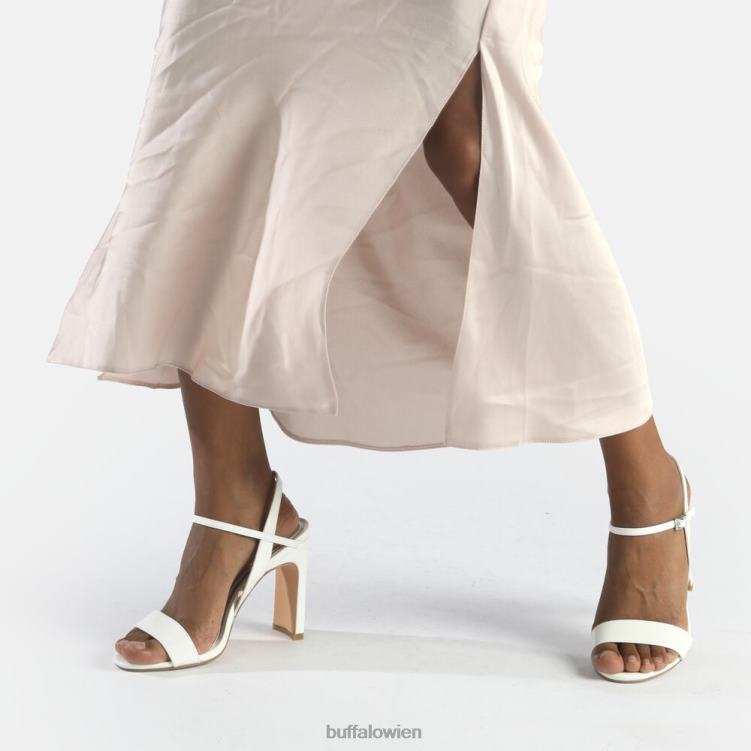 bei Buffalo Jeans-Sandalen mit Absatz, vegan Weiss 0FX4840 |Sandalen