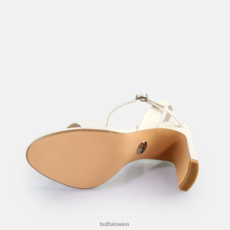 bei Buffalo Jeans-Sandalen mit Absatz, vegan Weiss 0FX4840 |Sandalen
