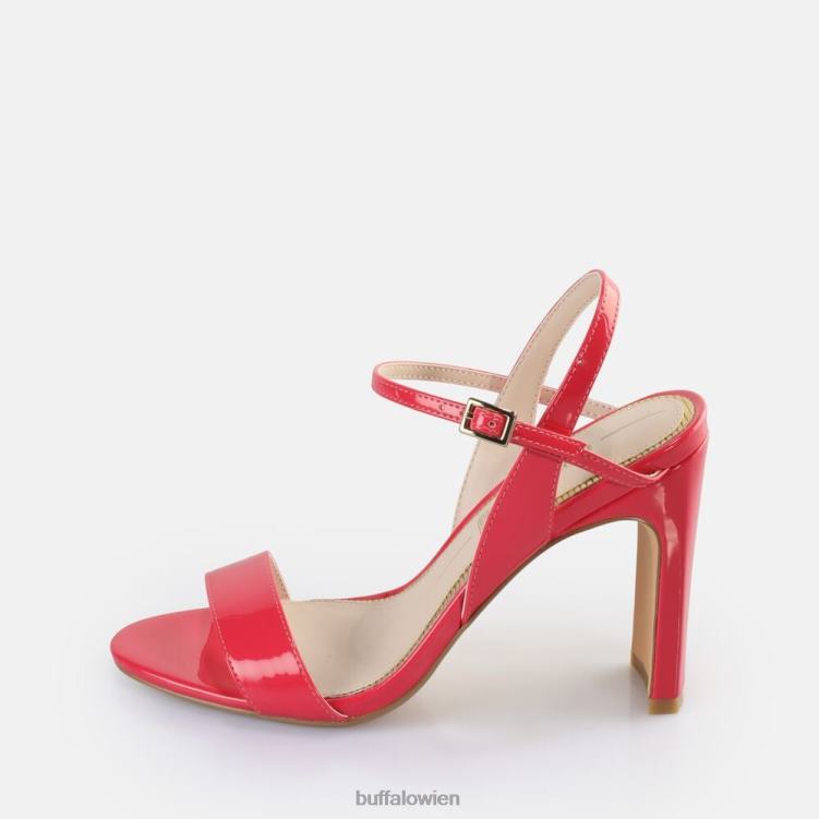 bei Buffalo Jeans-Sandalen mit Absatz, vegan dunkelpink 0FX4841 |Sandalen
